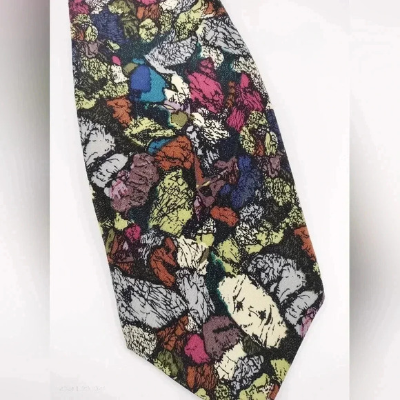 Stonehenge Apollo 12 Moon Rock Collection Mens Tie Necktie Molecular Expressions - Picture 1 of 9